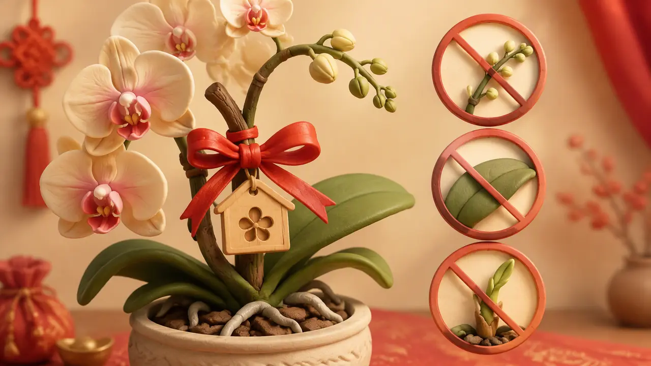 乔迁绿植挂件怎么系？红绸福牌的系法分寸和三个雷区