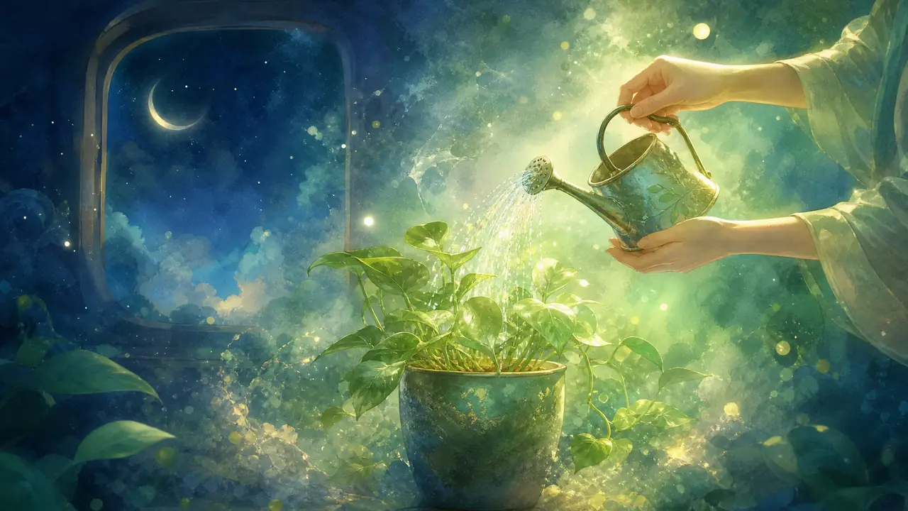 梦见给绿植浇水是什么意思？老话的吉兆说法和心理层面解读