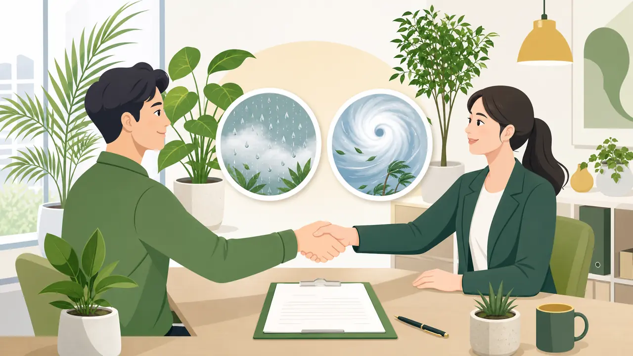 广州办公室绿植租赁怎么谈价？回南天和台风天条款才是关键