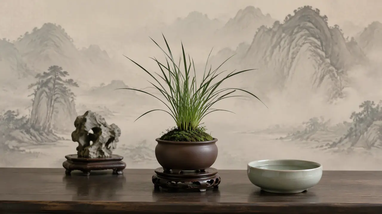 国风桌面绿植怎么摆才对味？案头三件套的组合逻辑