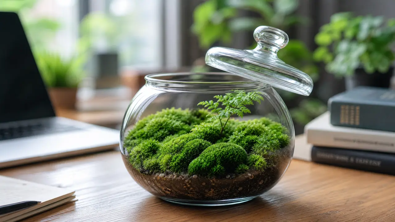 桌面绿植苔藓怎么养？密封缸发霉抢救过一轮的人来讲