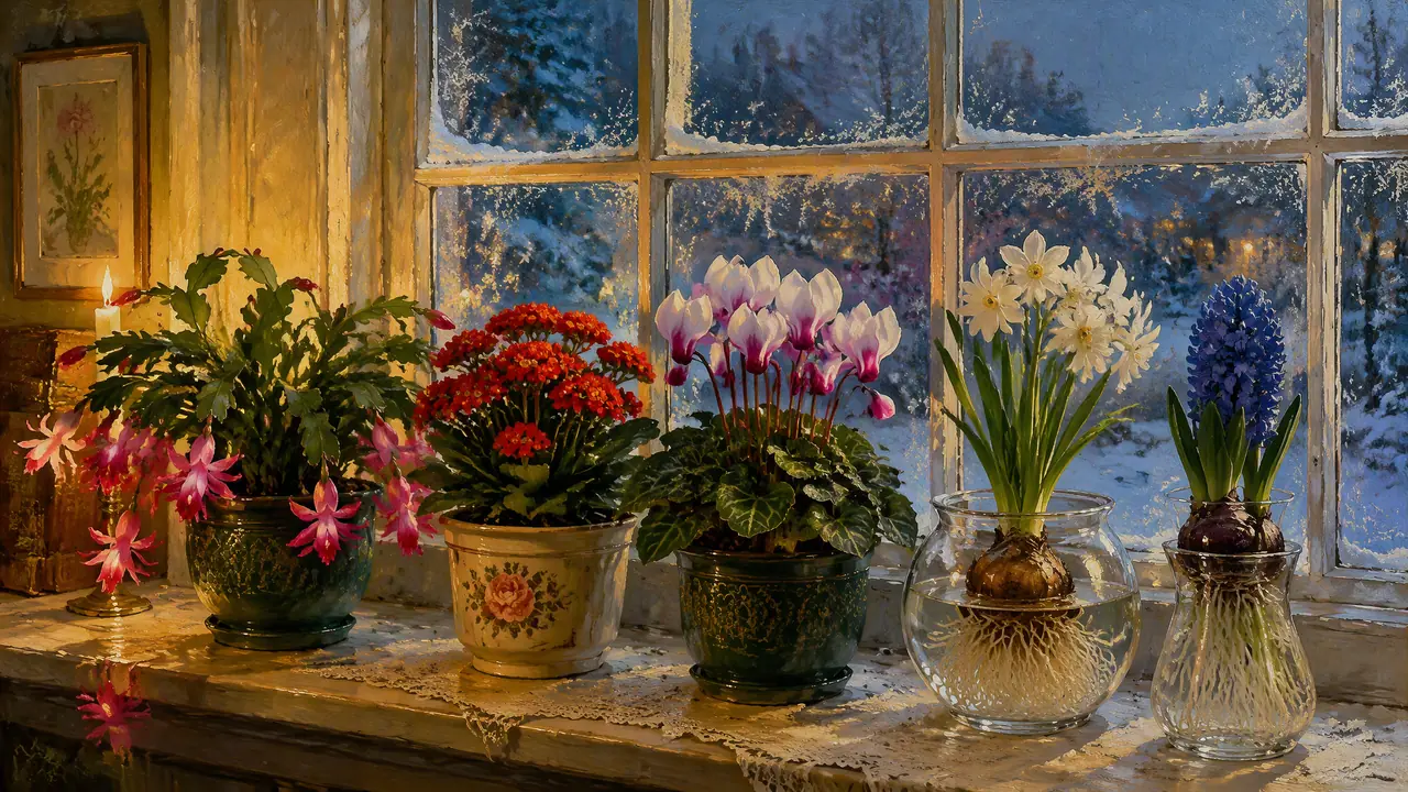 室内冬天绿植也能开满花？五种盆栽接力年宵档，附一次水仙刻球翻车记录